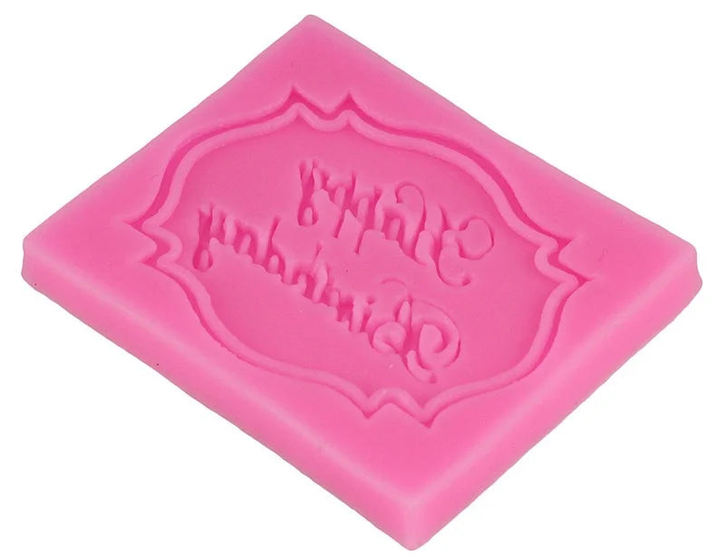 Candy Clay Chocolate Gumpaste Mould Happy Birthday Letter Form Silicone Mold DIY Cupcake Topper Fondant Cake Decorating Tools Zpaxo