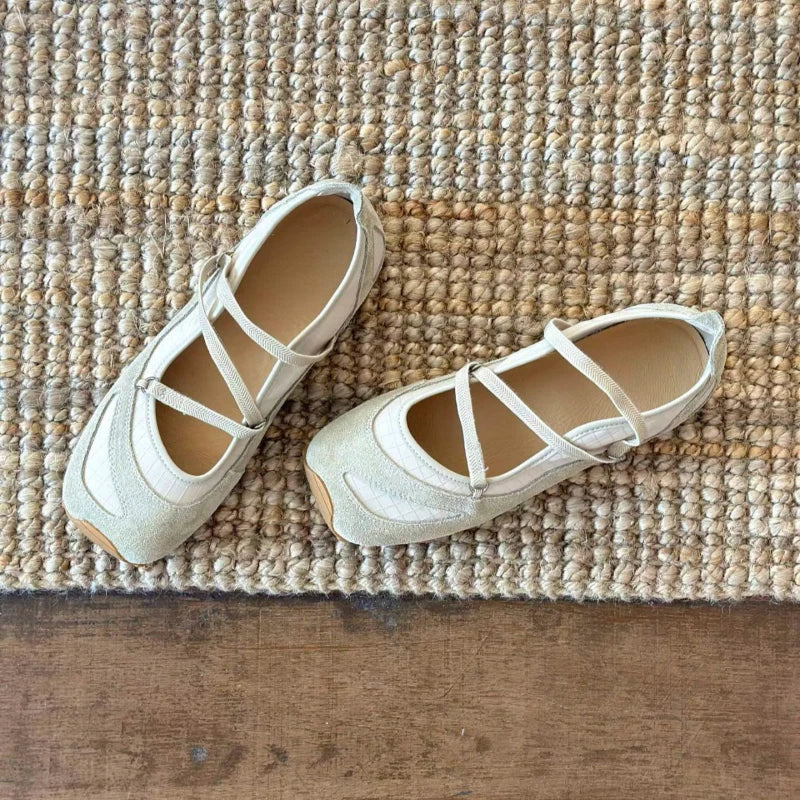 Spring Autumn 2026 Women Square Toe Closed Comfortable Elegant Zpaxo