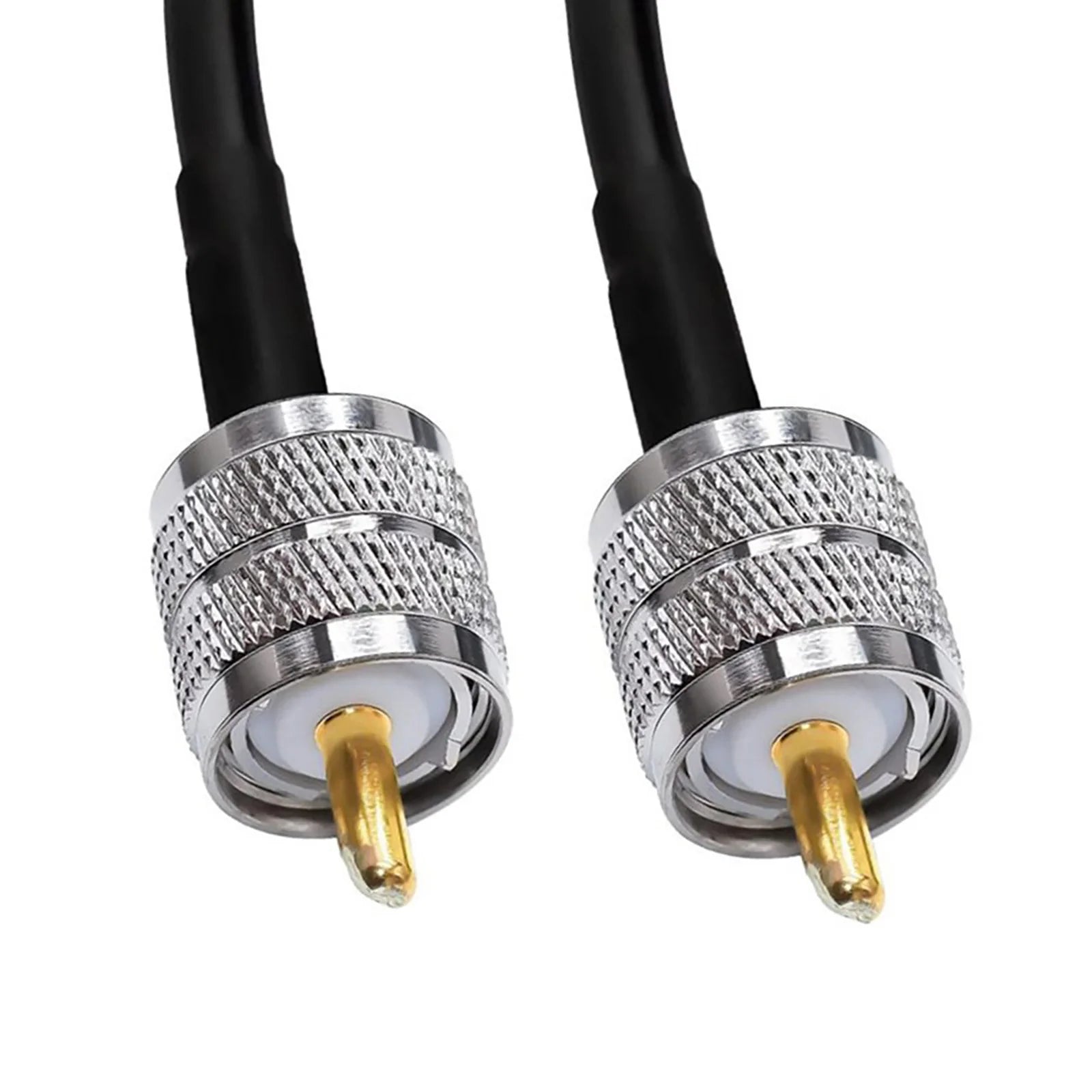 15m PL259 UHF Male Cable Extension RG58 Coaxial Connector Crimp 50ohm