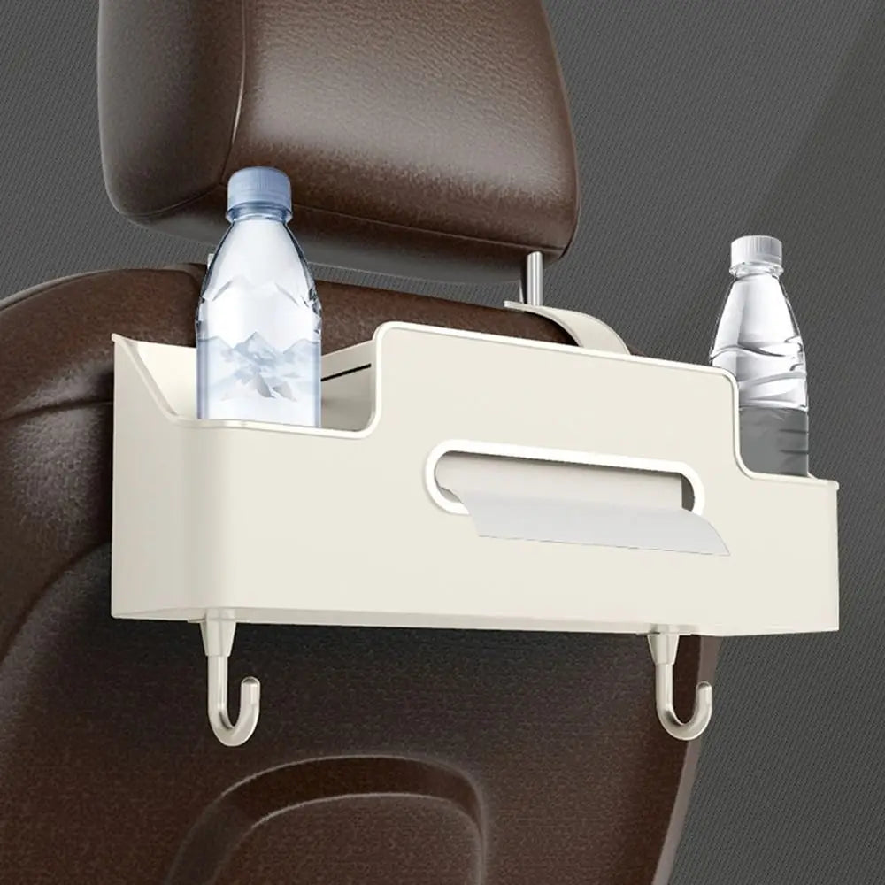 Multifunctional Car Headrest Organizer Large Capacity Hanging Storage Auto Storage Rack Phone Stand with Hook Zpaxo