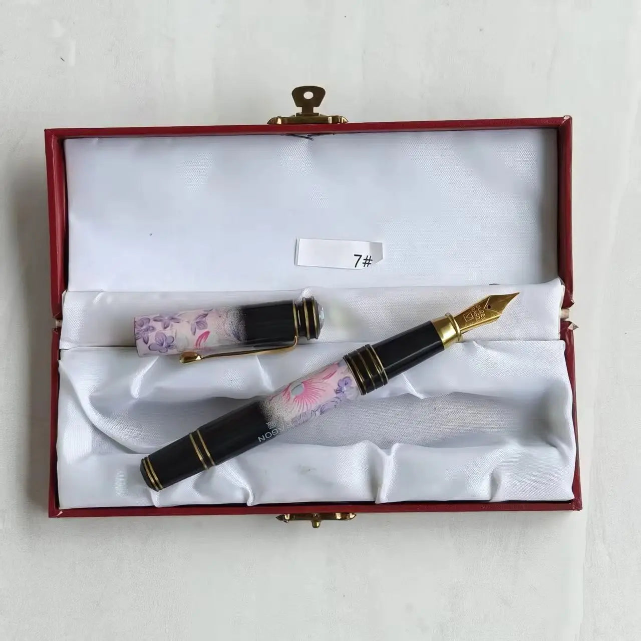 DANDONG Early Vintage Golden Dragon Prince Large Size Thick Barrel Fountain Pen Unique Rare Collectible One Item One Picture Zpaxo