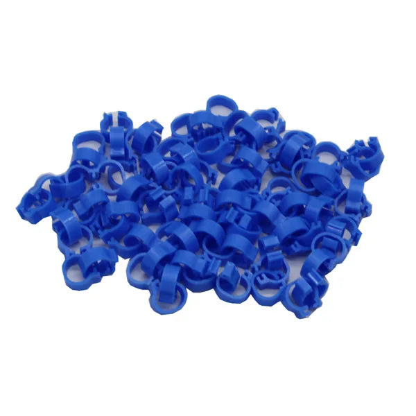 Pigeon Leg Poultry Dove Bird Chicks Duck Parrot Clip Rings Band Foot Zpaxo Blue