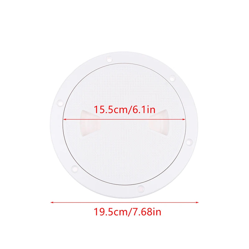 ABS Round Inspection Hatch Cover 4" 6" 8" – Kayak & Yacht