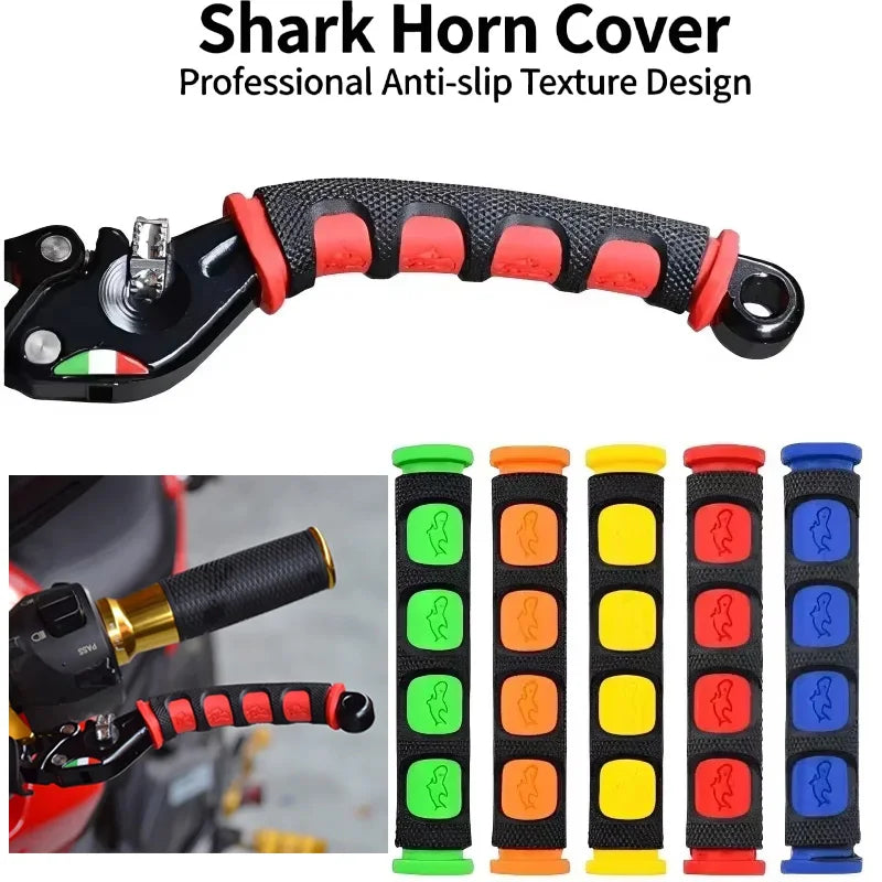 Motorcycle Brake & Clutch Lever Silicone Cover – Universal Fit Lever Grip Cover Zpaxo