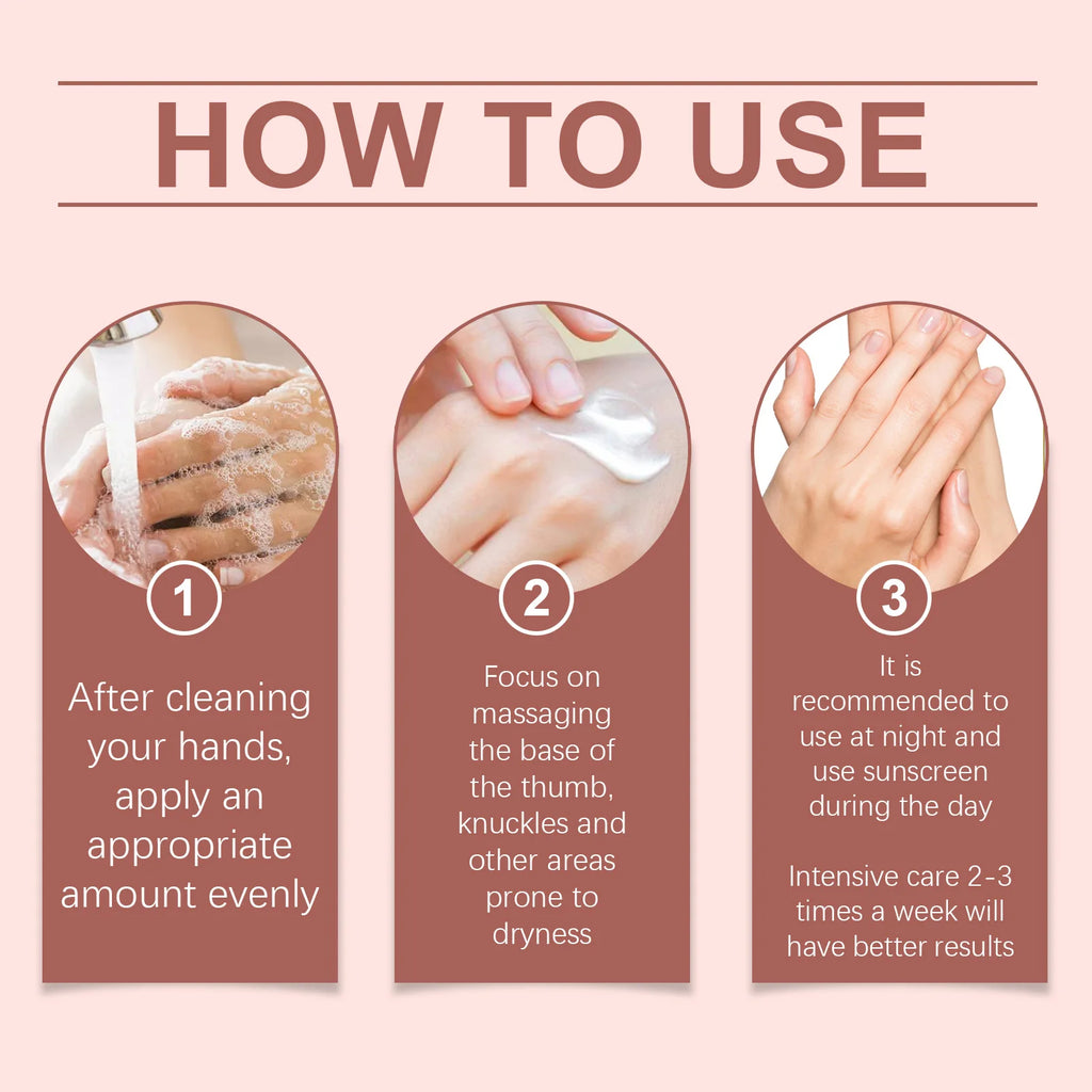 Retinol Hand Cream Firming Hand Lotion Retinol Moisturizer For Aging Dry Cracked Hands Hydrates & Soothes Dry Hands Non-Greasy Zpaxo