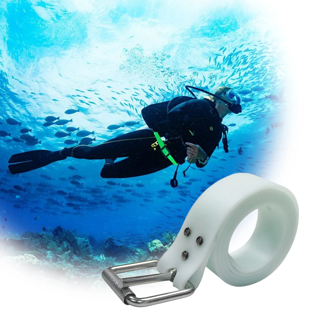 Adjustable Scuba Block Belts Anti-slip Luminous Freediving Weight