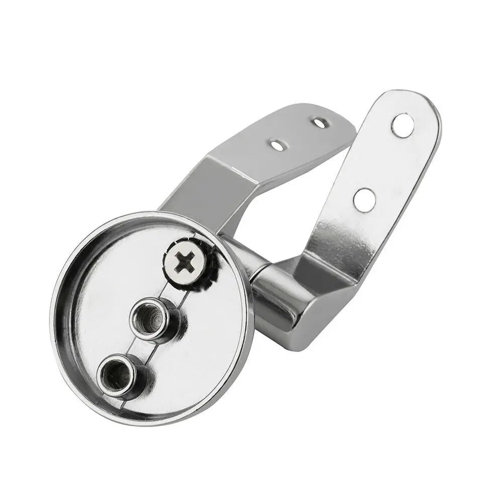 2/4pcs Toilet Seat Hinges Universal Seat Top Fix Hinge Stainless Steel Replacement Toilet Seat Parts Mounting Connector Attachme Zpaxo
