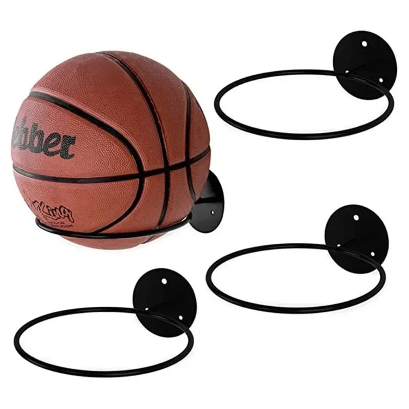 2025 New 1-5pcs Iron Basketball Football Volleyball Storage Rack Household Wall Mounted Ball Rack Wall Storage Rack Zpaxo