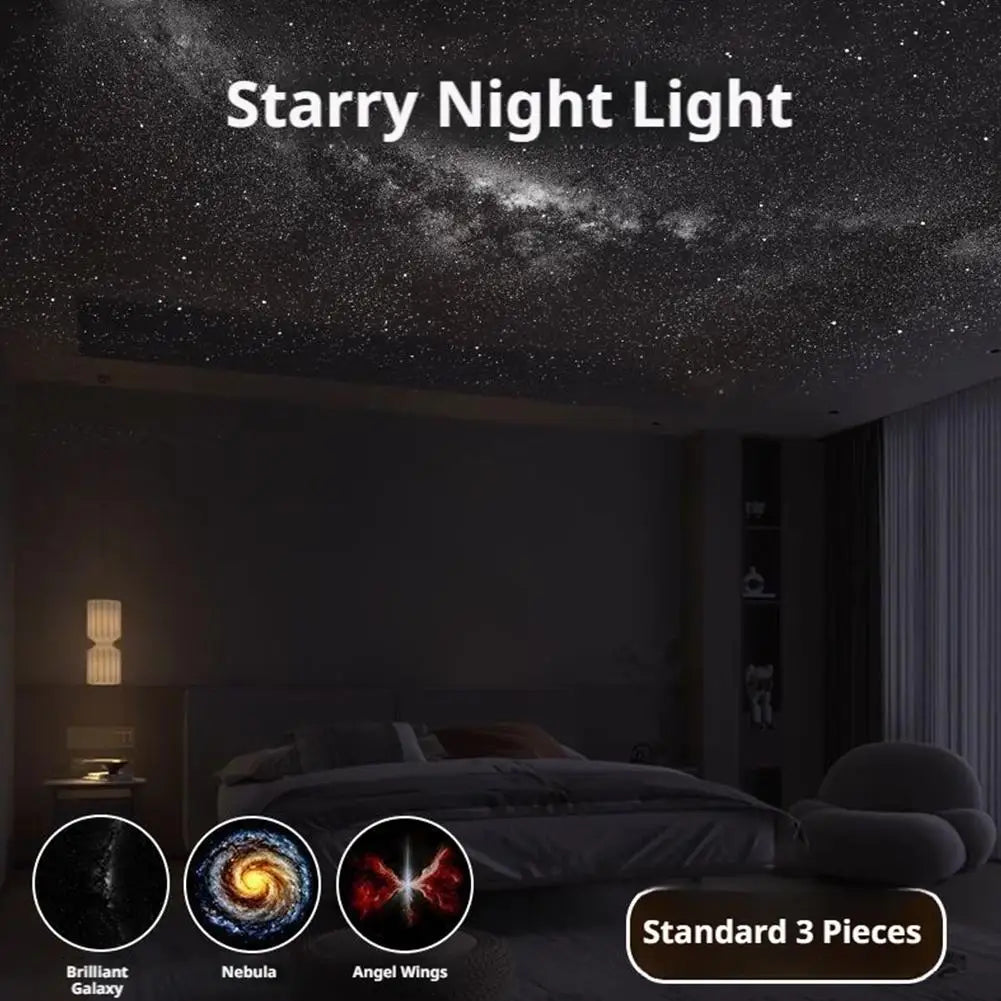 Mini 2 in 1 Galaxy Star Projector Night Light Starry Sky Ambient Lamp For Bedroom Decoration Sleep Kids Gift Zpaxo
