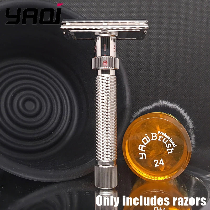 Yaqi Ultima 316 Stainless Steel Adjustable Safety Razor for Men Adjustable Safety Razor Zpaxo