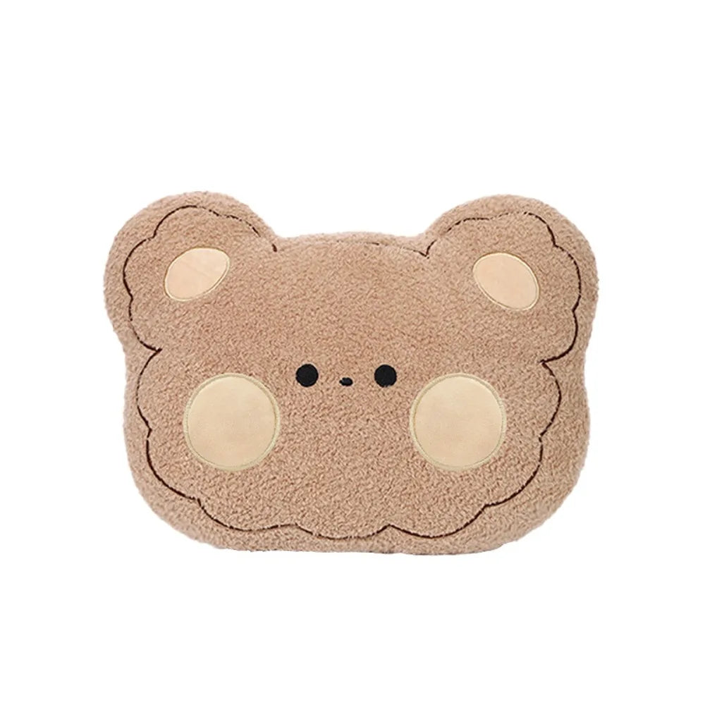Furry Anti Slip Car Warm Seat Cushion Soft Universal Winter Cartoon Zpaxo Lumbar Support