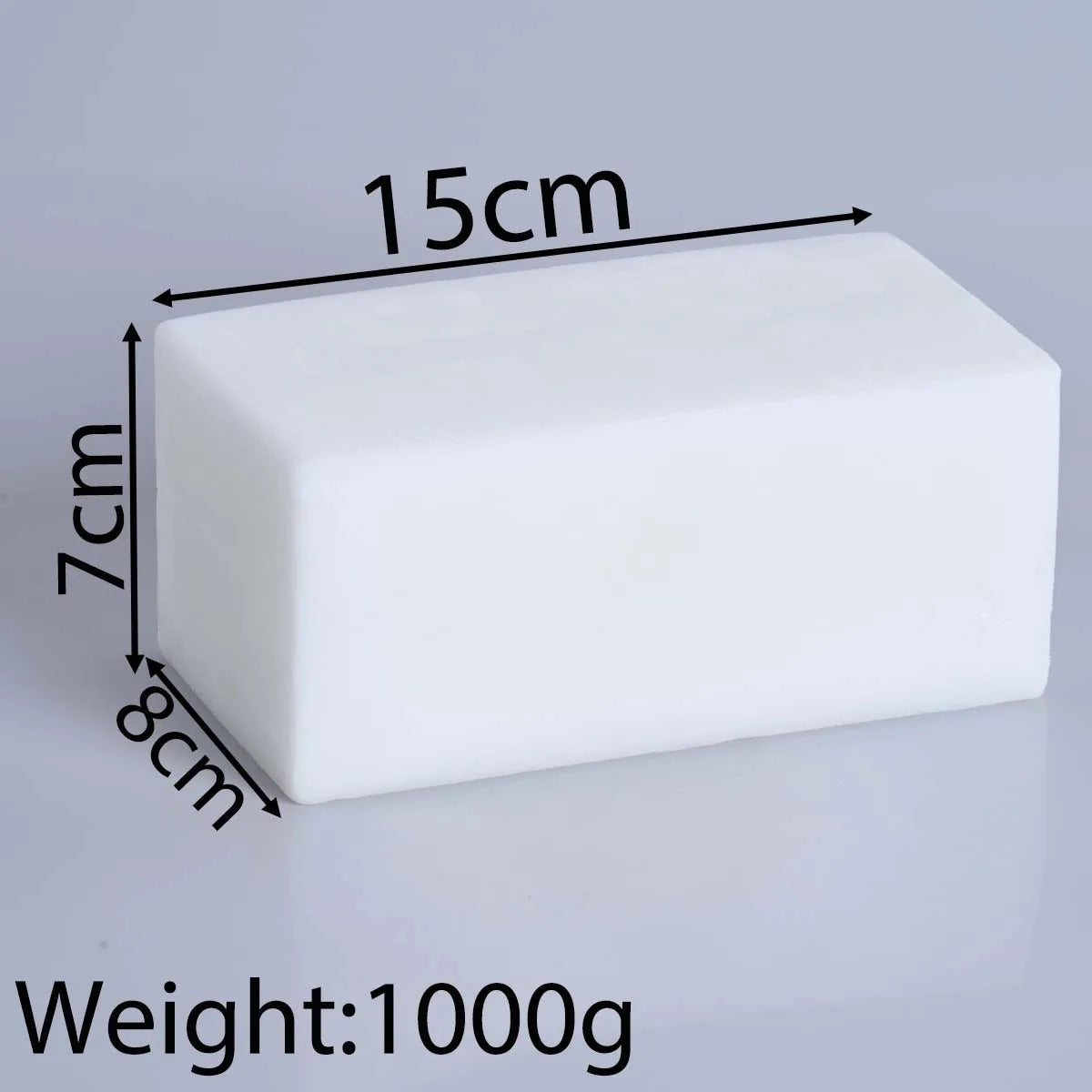 1000g Glycerin Soap Base – Clear DIY Melt & Pour Soap Making Glycerin Soap Base Zpaxo White