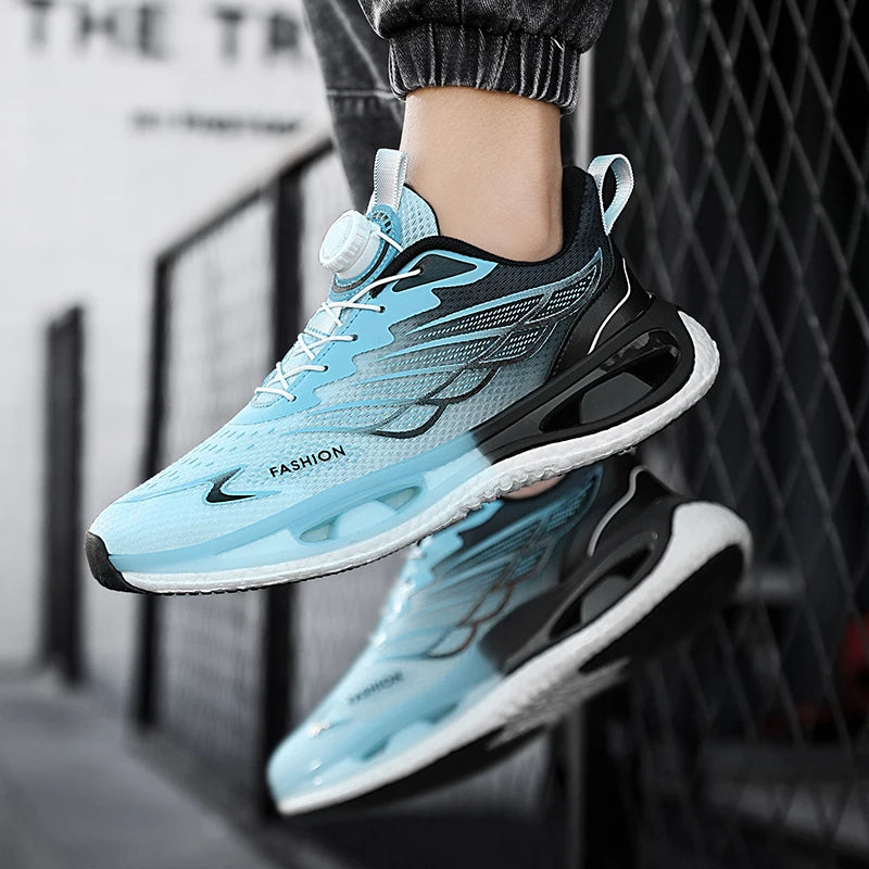 Men's Casual Sneakers Luxury Trainer Shoes Breathable Race Running