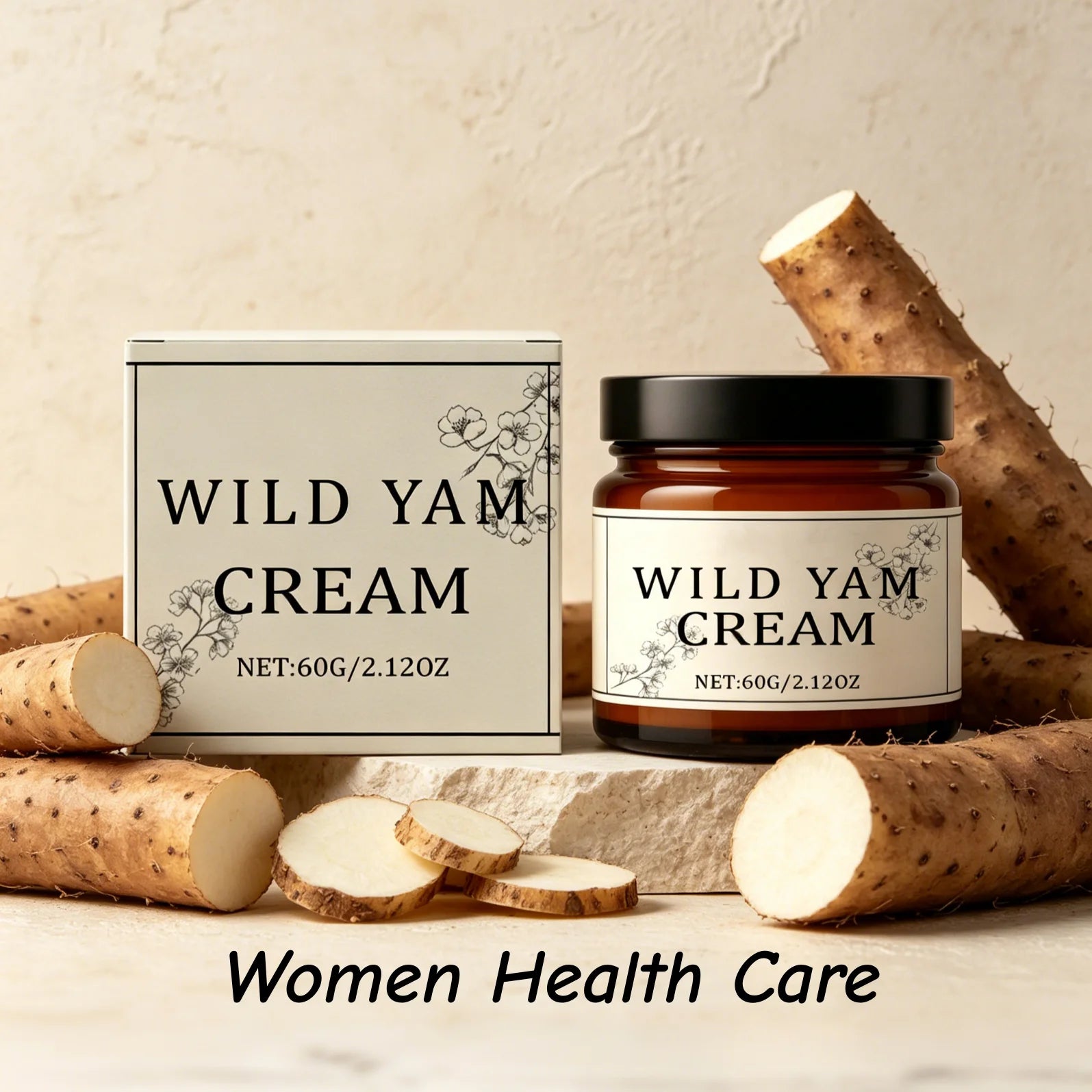 Wild Yam Cream for Menopause Relief & Hormone Balance – 60g Menopause Body Cream Zpaxo