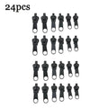 6-Pack Universal Zipper Repair Kit – S/M/L Replacement Sliders