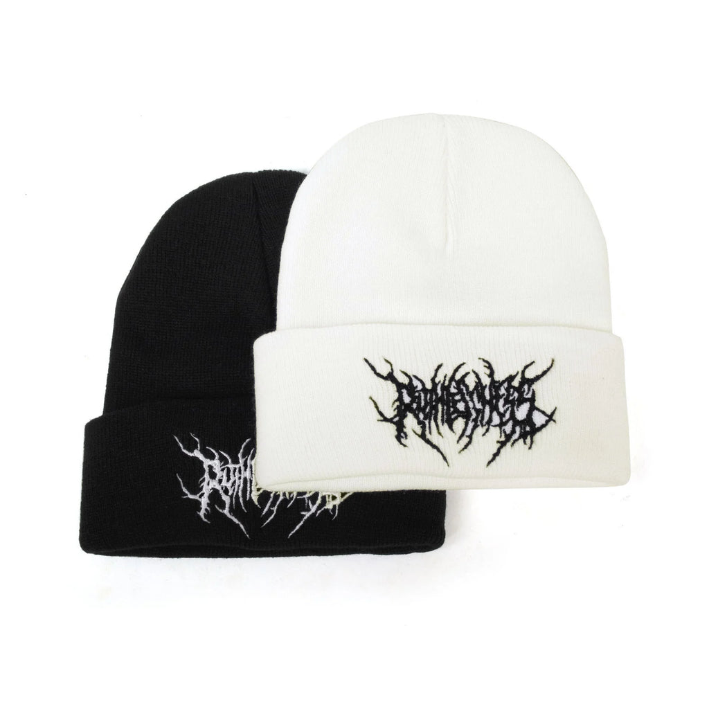 Embroidered Knit Beanie – Unisex Insulated Winter Hat