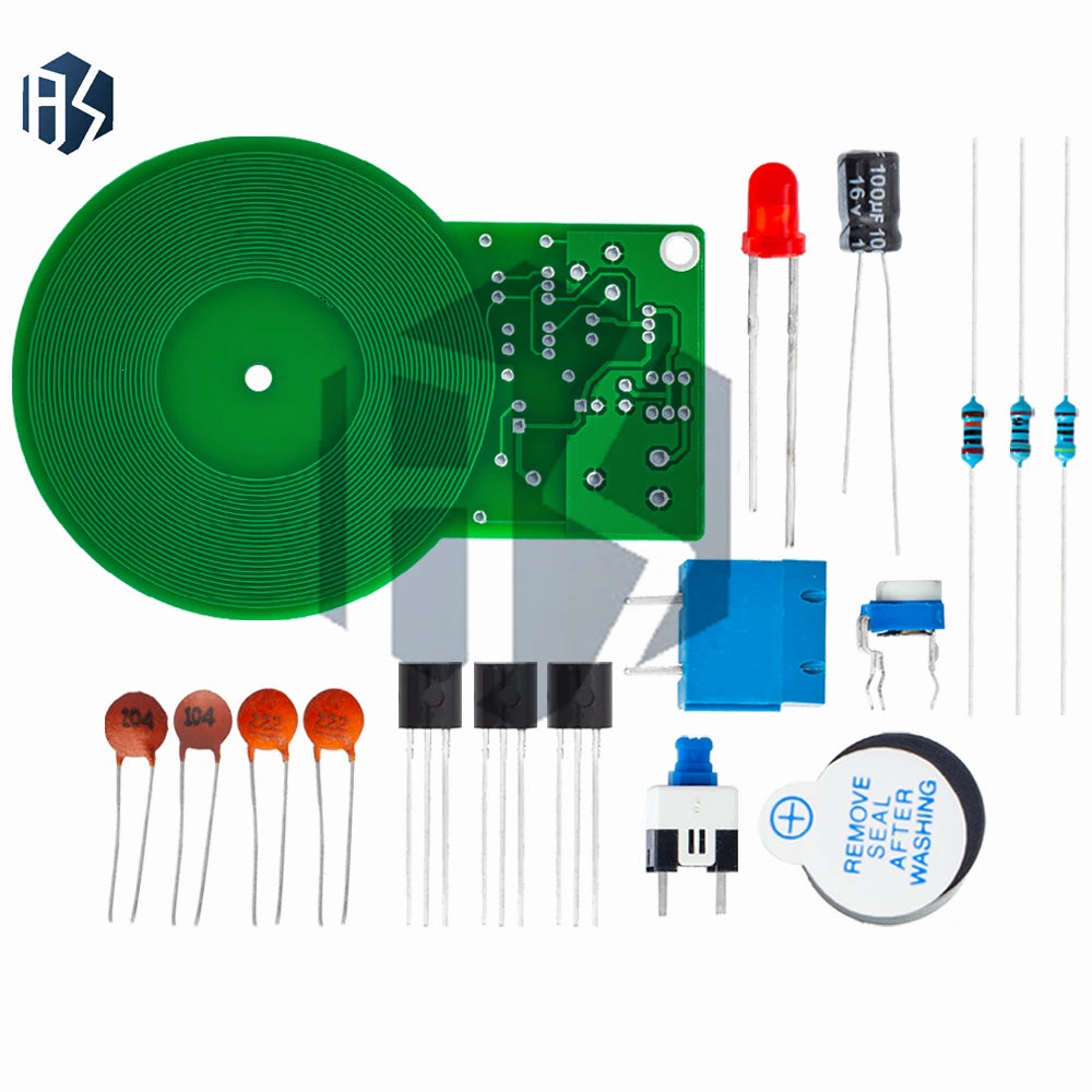 1PC 3V-5V DC Metal Detector Sensor Module 60mm Non-Contact Detection Board for DIY Hobby Projects Zpaxo