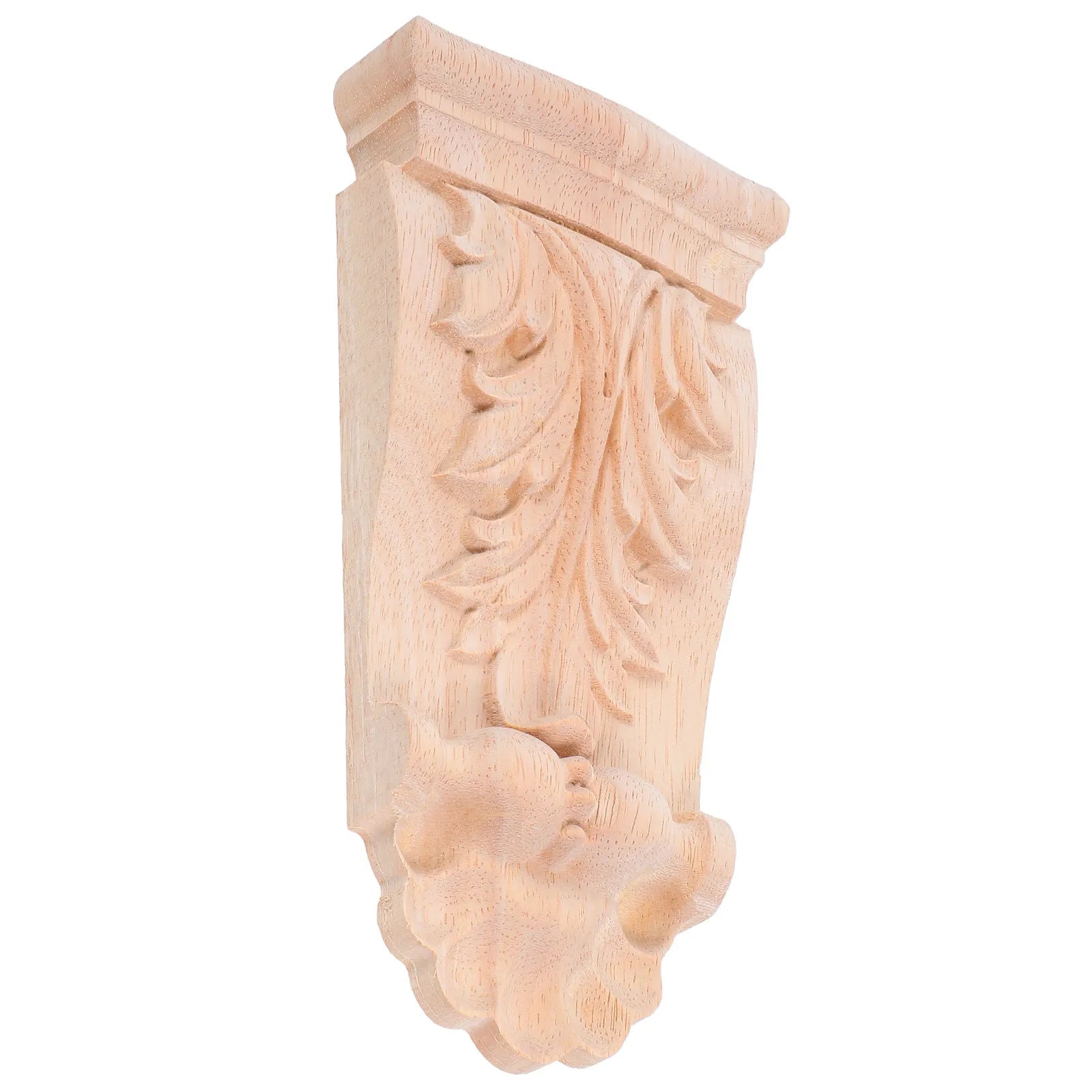 Wood Carved Corbel European Decorative Wooden Onlay Applique Bed Door