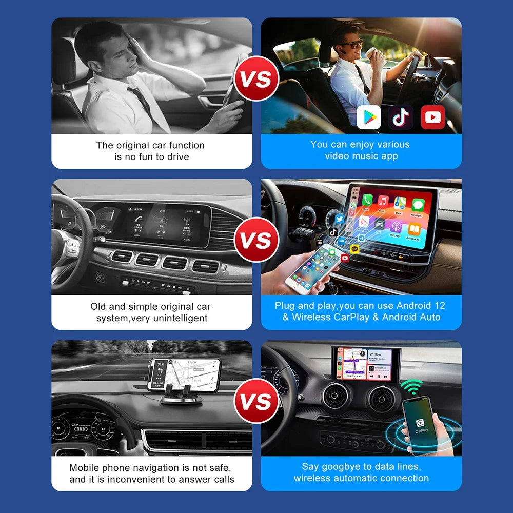 Android 13 Car AI Box Wireless Carplay Auto Adapter Chery Arrizo 5 7 Zpaxo
