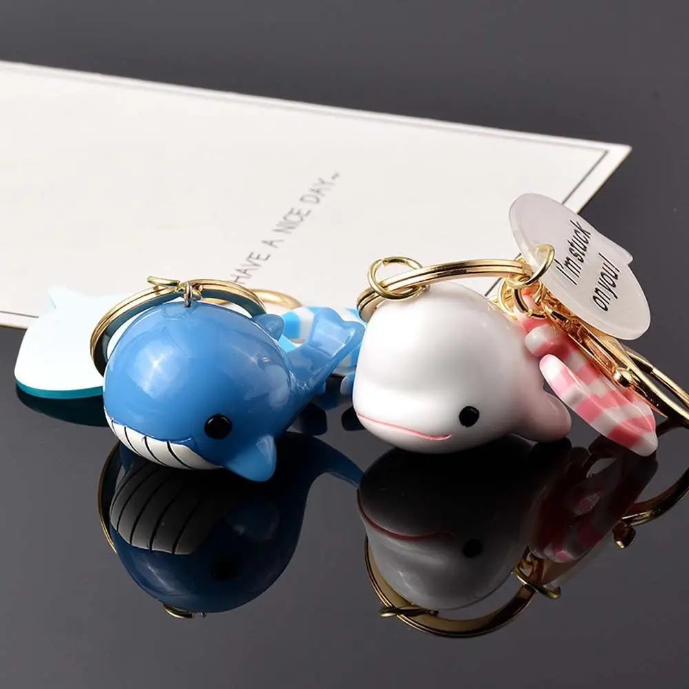 Accessories Gift Jewelry Accessories Three-Dimensional Keyring Ornaments Dolphin Key Chain Key Rings Whale Keychain Zpaxo