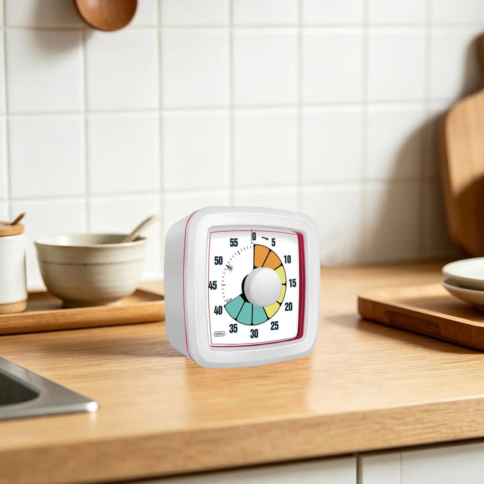 Kitchen Timer Visual Cooking Time Management Stewing Countdown Women