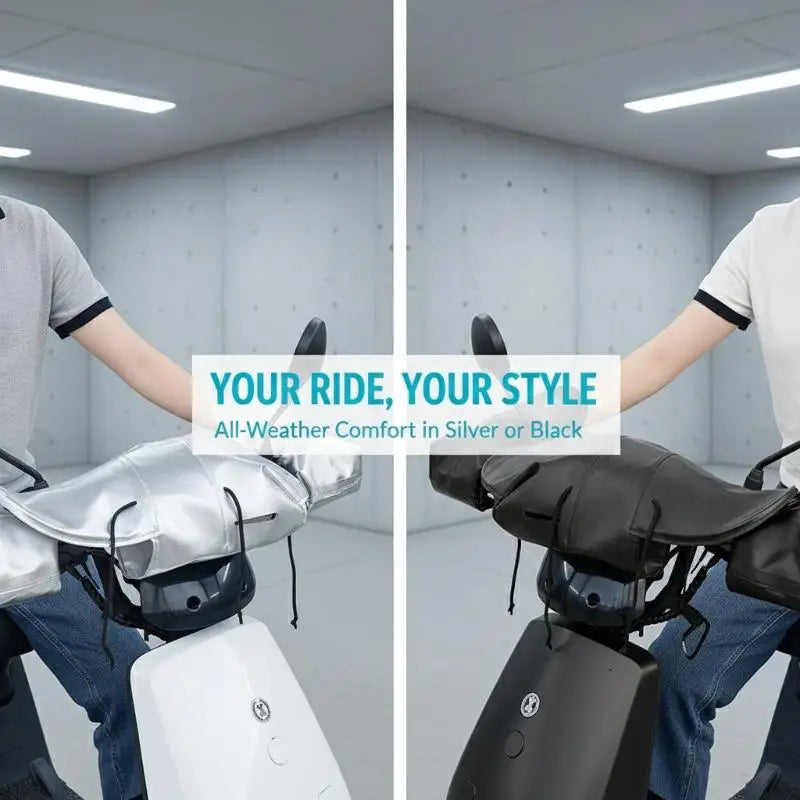 Silver-Coated Handlebar Gloves – UV & Waterproof Summer Riding