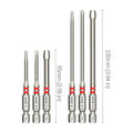 6-Piece Pagoda Step Hex Screwdriver Bits – S2 Steel Magnetic Hex Screwdriver Bit Set Zpaxo 2sets