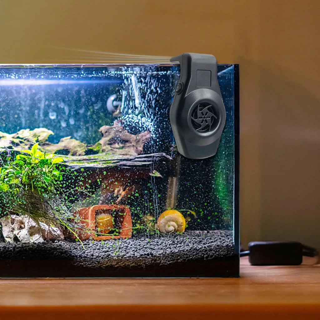 Fish Tank Fan Cooler Aquarium Cooling Low Noise Lightweight Dog