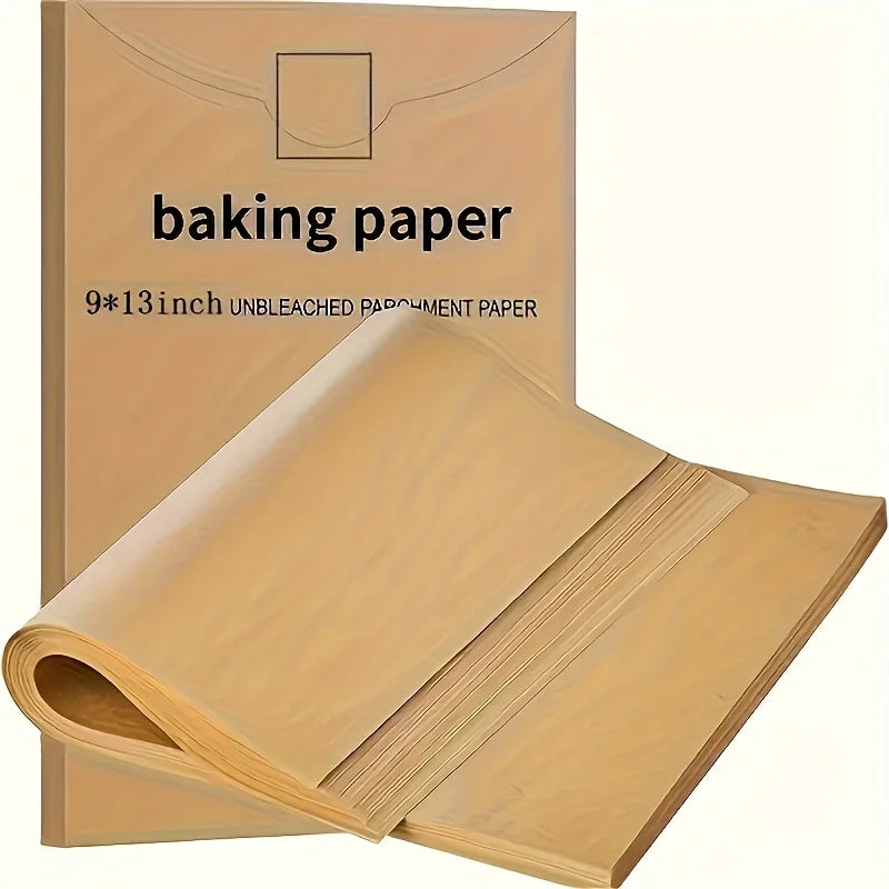 50 Pre-cut Parchment Paper Baking Sheets Non-stick Half Sheet Pan