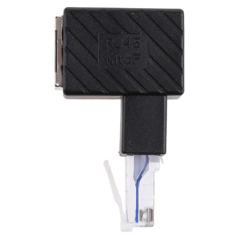 652F 90 Degree Right Left Up Down RJ45 Male Female Cat 5 6 Ethernet Zpaxo