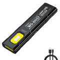Mini COB LED Keychain Flashlight – USB-C Rechargeable, IPX4