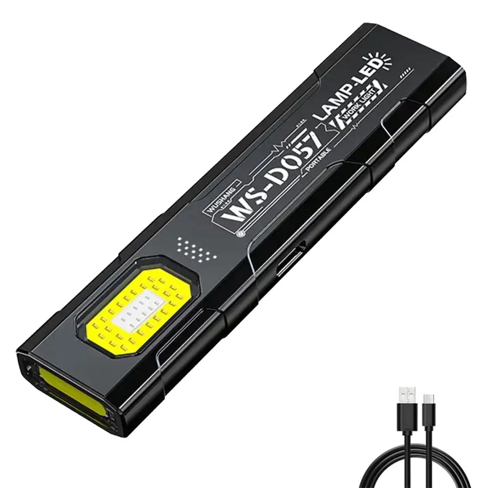 Mini COB LED Keychain Flashlight – USB-C Rechargeable, IPX4