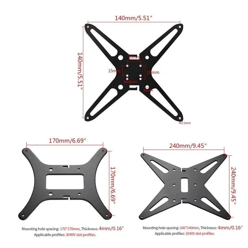652F 3D Printer Ender 3 YAxis Assemble Stand Printing Platform Zpaxo