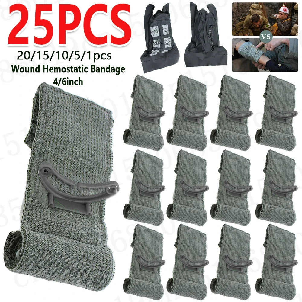 4 Israeli Bandage Rescue Wound Dressing Emergency Compression Battle