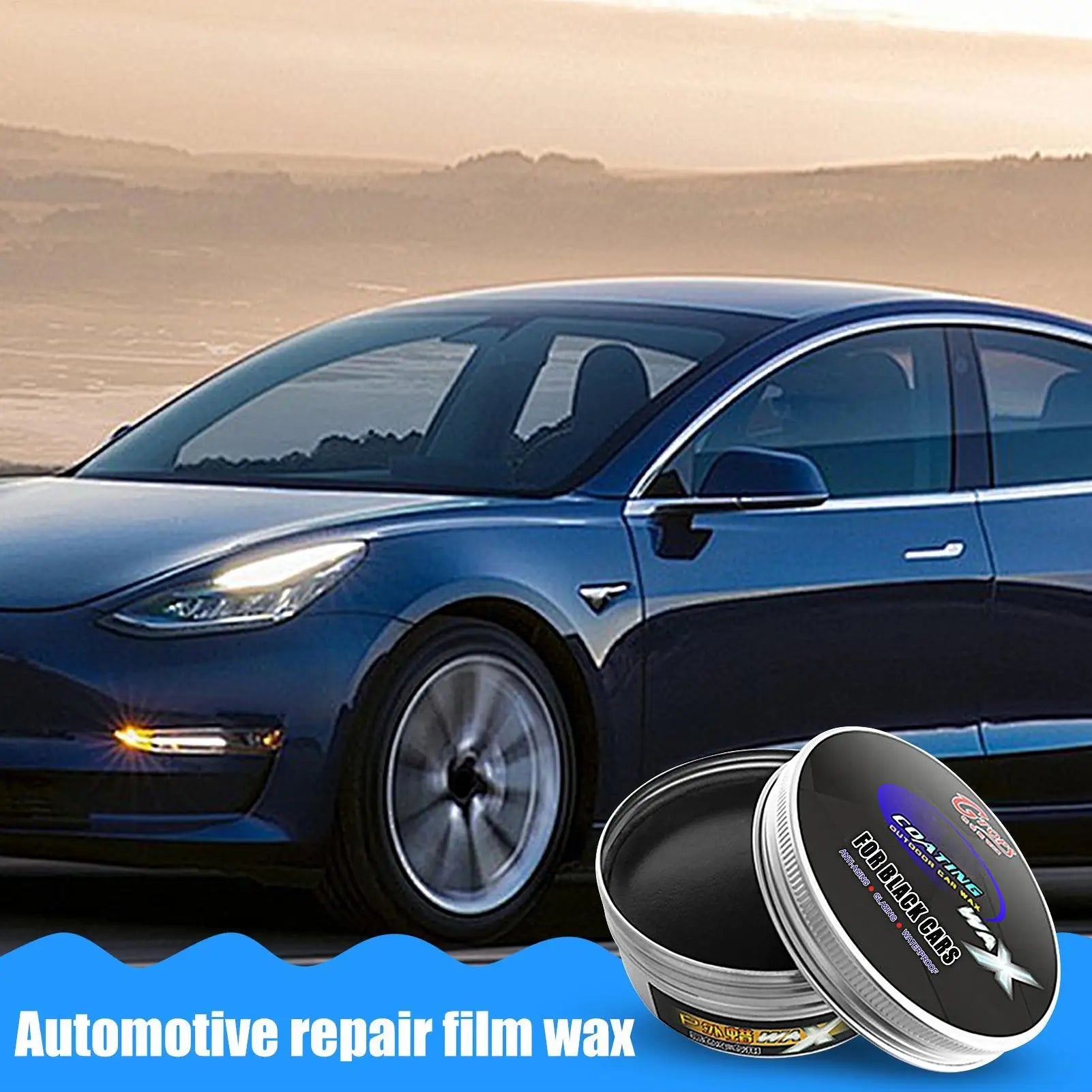 Black Car Wax Polish Scratch Remover UV Protection Maintenance