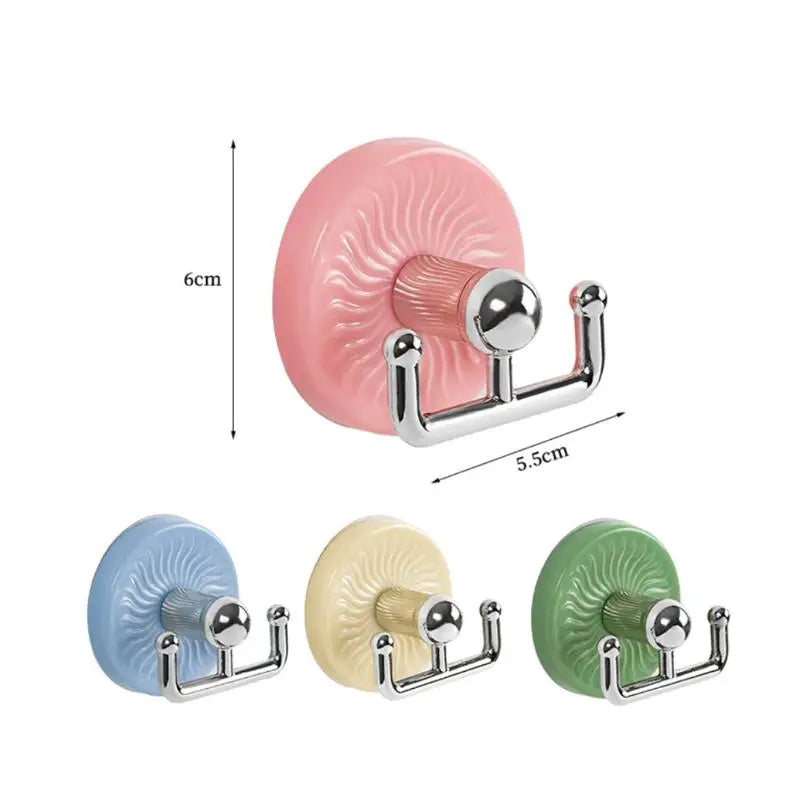 Heavy Duty Suction Cup Hook No Drill Wall Hangers Bathroom Kitchen Zpaxo