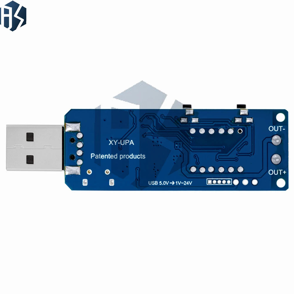 ‌XY-UPA Digital USB Power Supply Module – Programmable Multi-Output Voltage Regulator (5V→3.3V/9V/12V/24V) with OLED Display Zpaxo