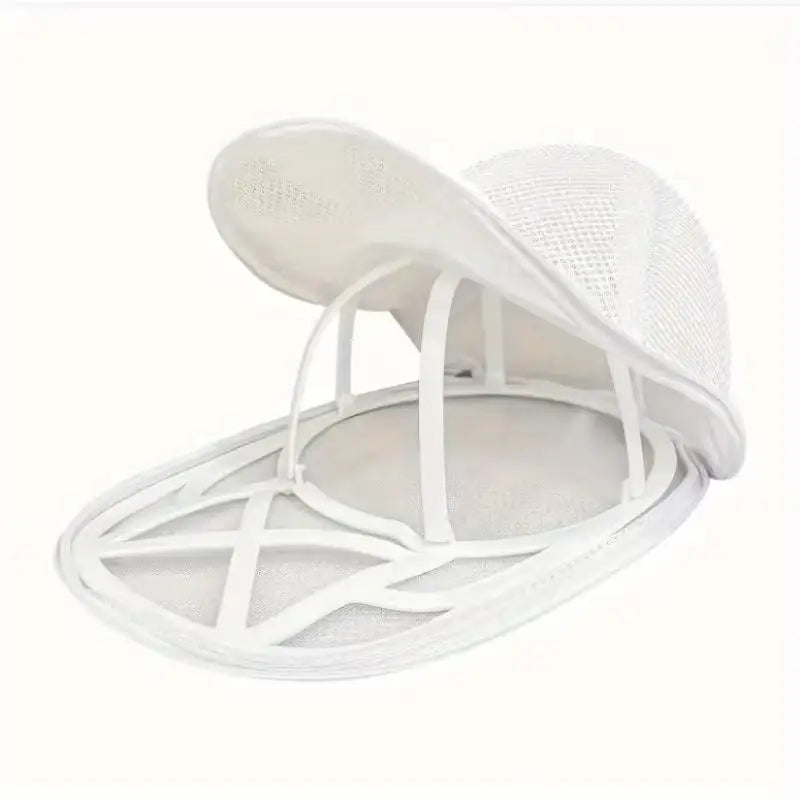 2pcs Mesh Hat Cleaning Set – Bag & Drying Rack, Gentle Baseball Cap Cleaner, Laundry Cage Stand Zpaxo