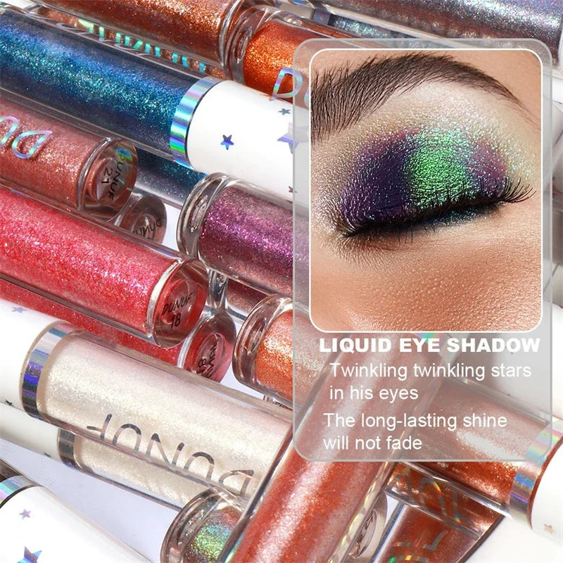 24 Colors Pearlescent Liquid Eyeshadow Glitter Highlighter Chameleon