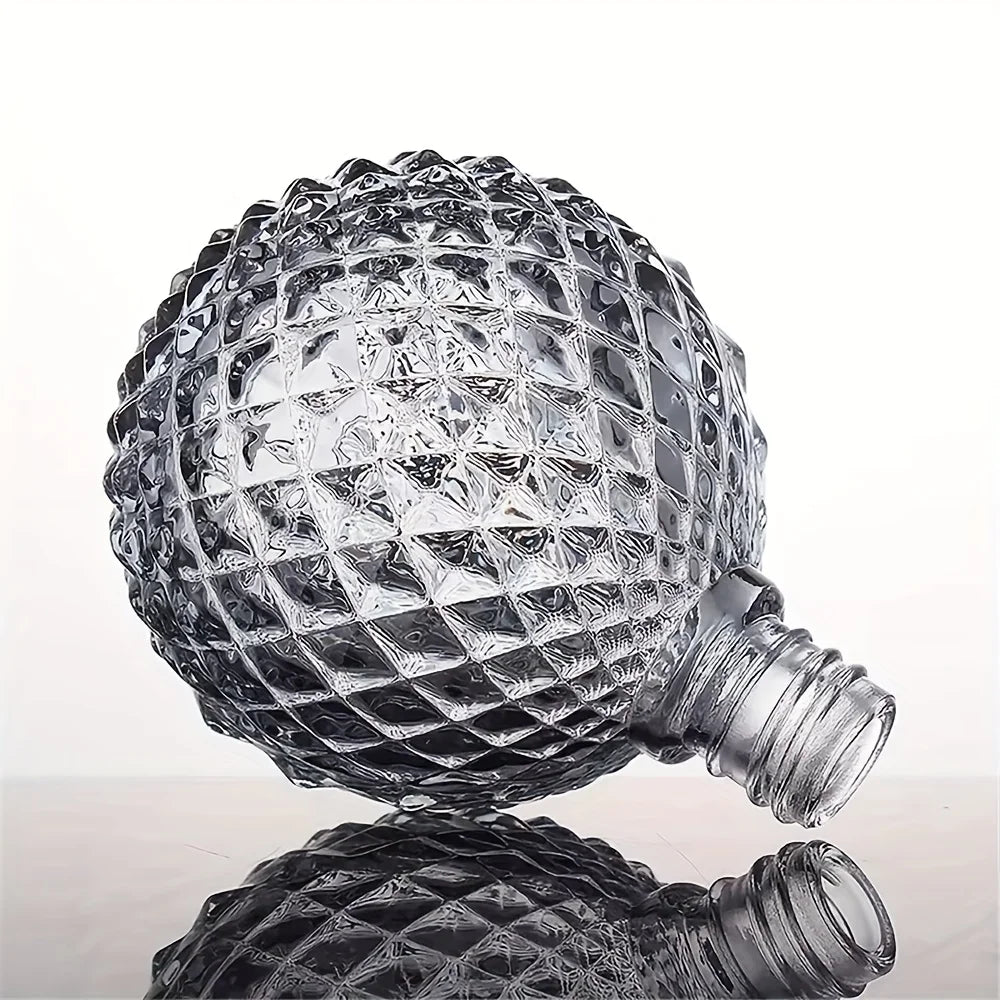 Portable Vintage Crystal Glass Perfume Bottle Airbag Atomizer Empty Zpaxo