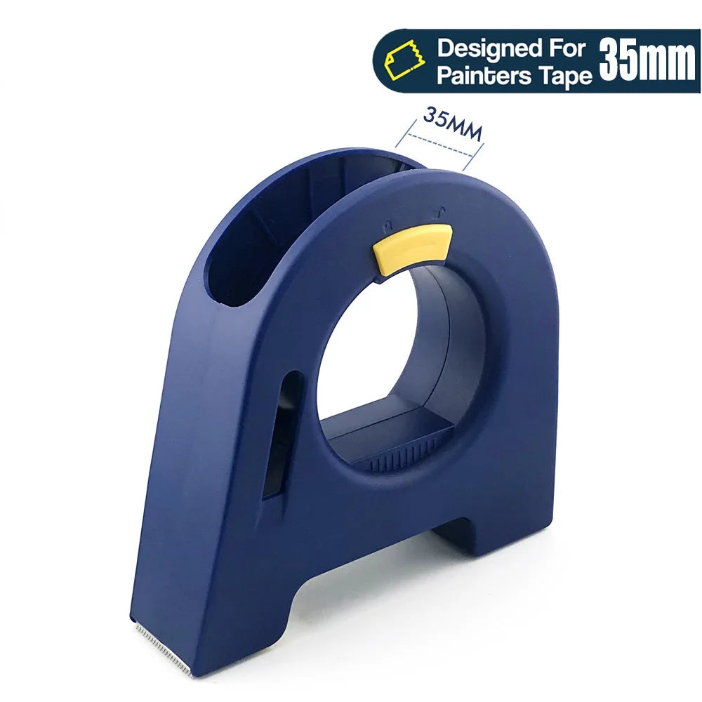 Heavy-duty Tape Dispenser Durable PVC Construction Crafts Renovation Zpaxo blue-35mm