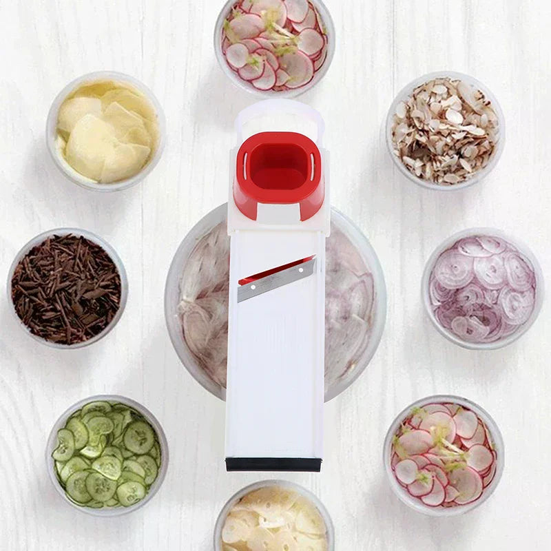2 In 1 Ginger Garlic Cutter Slicer Manual Slicing Grinding Lazy Double-Sided Vegetable Cutting Chopper Home Kitchen Gadgets Zpaxo