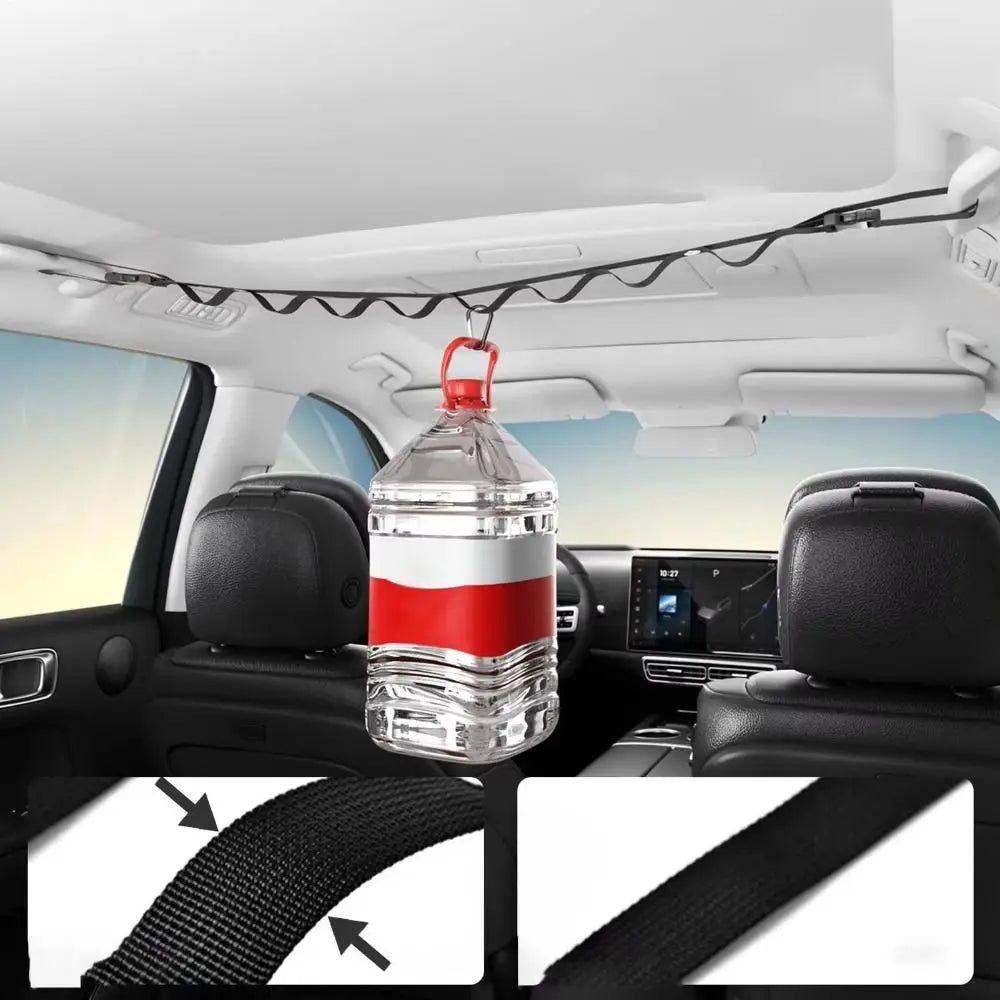 Retractable Design Portable Drying Line Outdoor Use Compact RV Clothesline Hanger Save Space Portable Automotive Drying Line Zpaxo