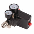 Air Compressor Valve Pressure Switch 1/4in 4 Holes Controller Regulator Valve Pressure Control Switch 90‑120PSI 220V Zpaxo Default Title