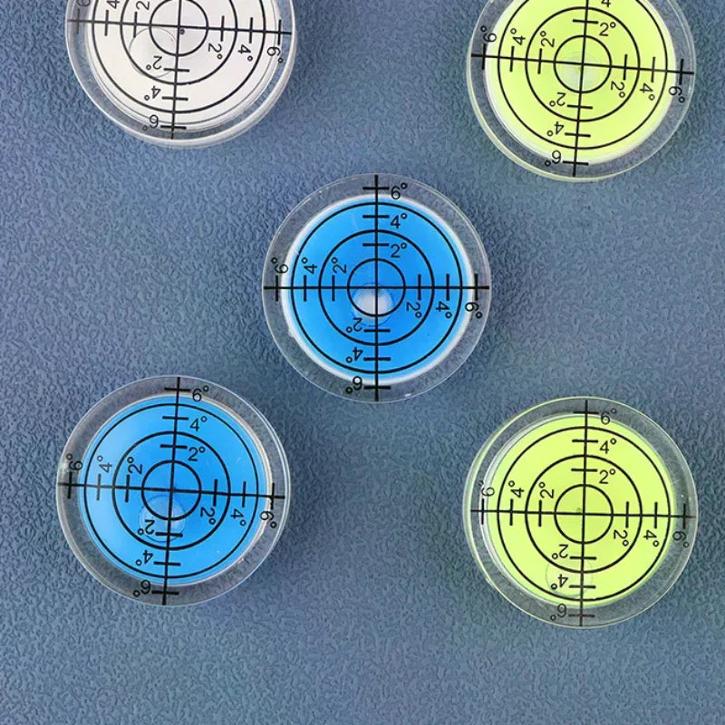 2pcs 32mm Spirit-Bubble Level Surface Degree Marking Level Round Measuring Meter Acrylic For Construction Manual Tools Parts Zpaxo