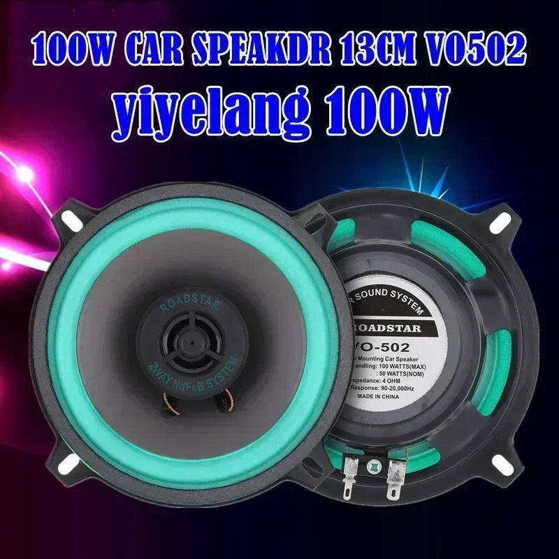 4/5/6 Inch HiFi Coaxial Car Speakers – Universal Full Range Audio