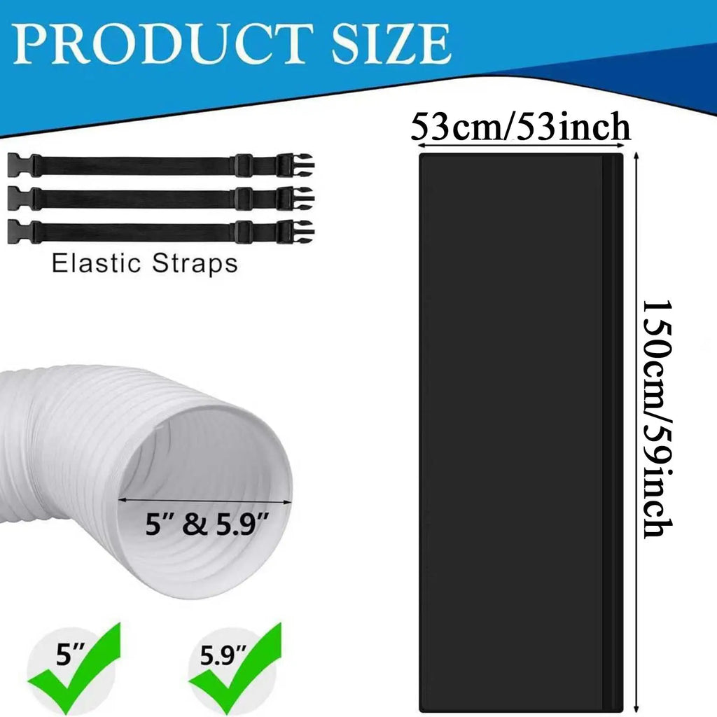 Portable Air Conditioner Hose Cover Exhaust Duct Insulation Sleeve