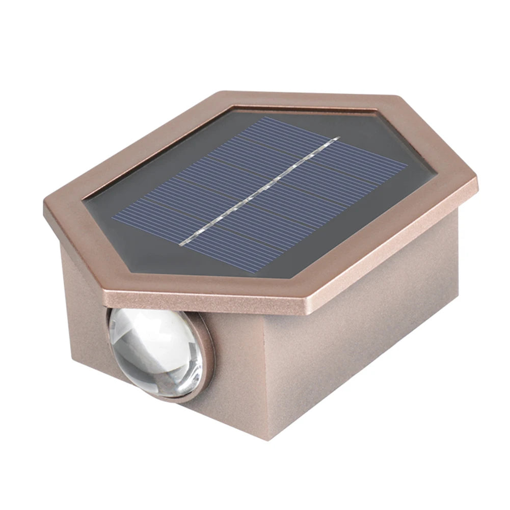 Solar LED Wall Decorative Lamp Plastic House Waterproof Sensory