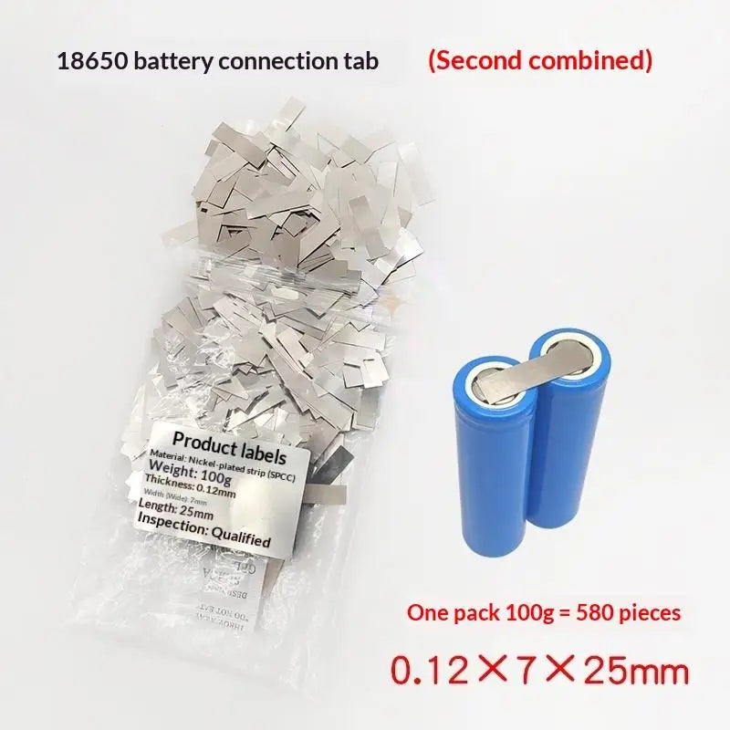 Nickel Plated Steel Strip Set for 18650 Battery Spot Welding Welders Zpaxo 7x25mm