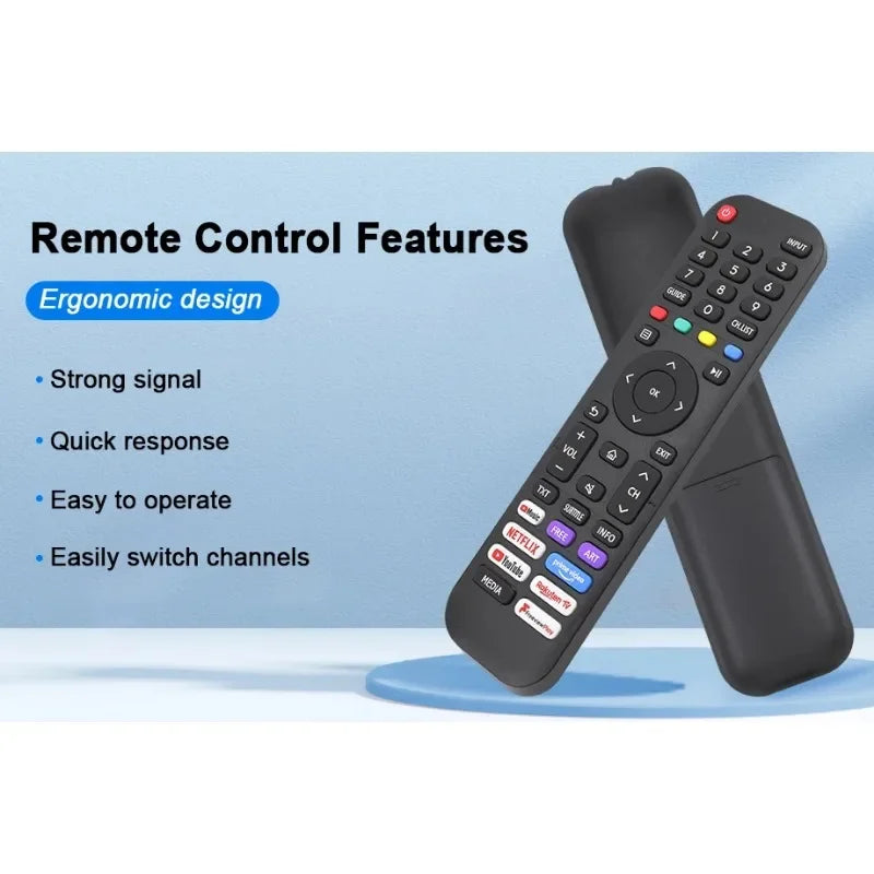 Universal TV Remote Hisense 4K UHD Android Smart Netflix Prime All